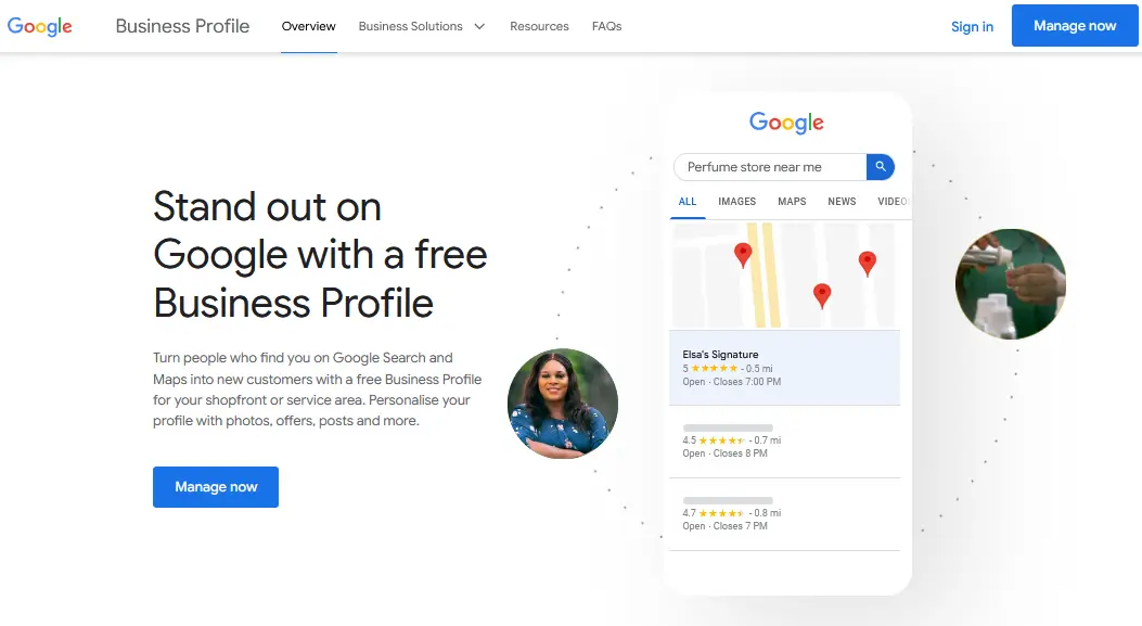 Google Business Profile - Top Social Media Shops to Sell Online Without A Website