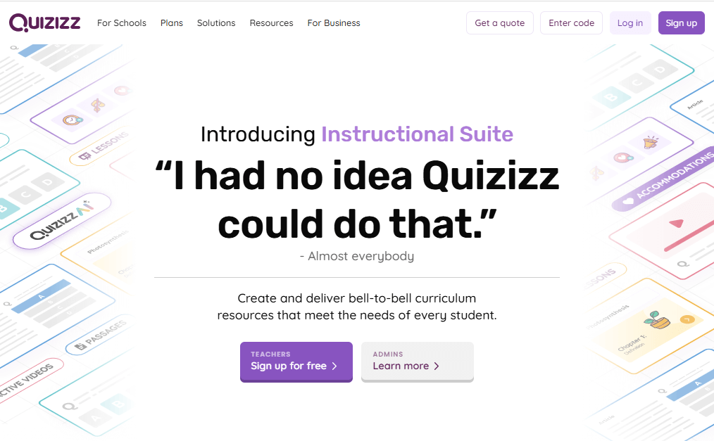 Quizizz Free Online Quiz Platforms